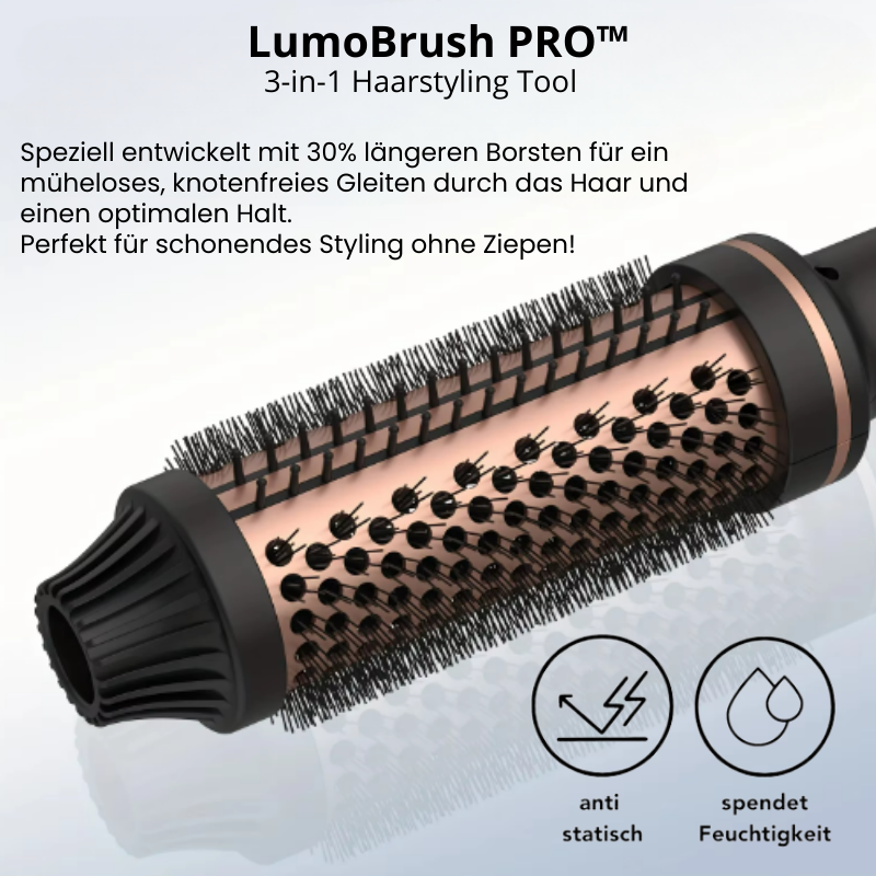 LumoBrush PRO™ - Vielseitige Rundbürste