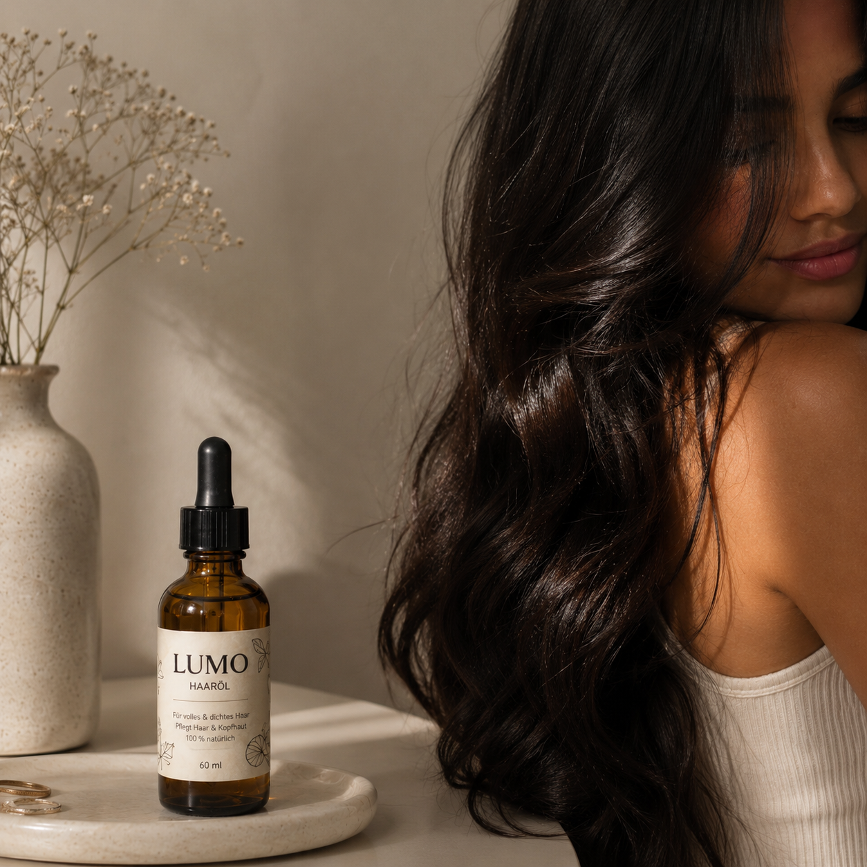 Lumo Haaröl® - Dein Haarwunder für sichtbar volleres & dichteres Haar